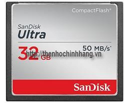 Thẻ nhớ SanDisk CompactFlash Ultra 32GB 50MB/s