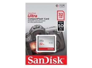 Thẻ nhớ SanDisk CompactFlash Ultra 32GB 50MB/s