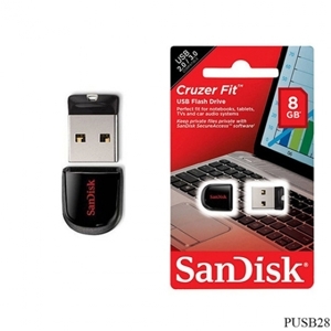 USB SanDisk Cruzer Fit CZ33 (SDCZ33) 8GB - USB 2.0