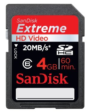 Thẻ nhớ SanDisk Extreme SDHC - 4GB