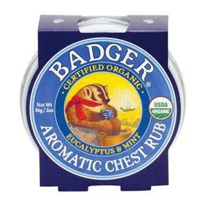 Sáp bôi ấm ngực hữu cơ Badger 21g
