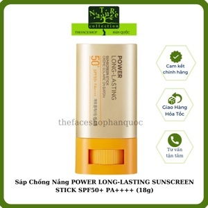 Sáp chống nắng Power Long Lasting Sunscreen Stick SPF50+ PA+ 18gr