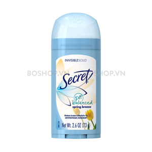 Sáp khử mùi Secret Balanced Shower Fresh 73g