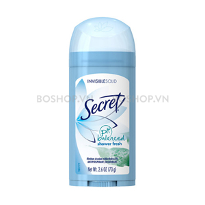 Sáp khử mùi Secret Balanced Shower Fresh 73g