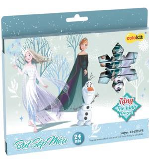 Sáp màu Colokit Disney Frozen CR-C031/FR - 24 màu