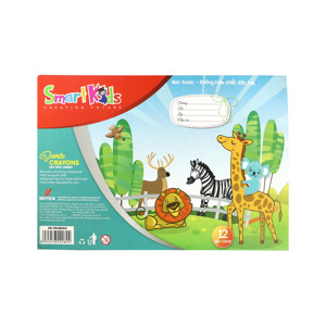 Sáp màu Smartkids Jumbo SK-CJB004 - 12 màu