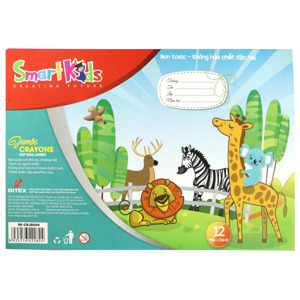 Sáp màu Smartkids Jumbo SK-CJB004 - 12 màu