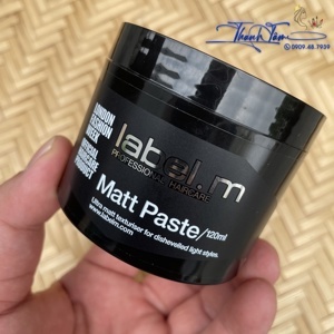 Sáp mở tạo lọn tóc tỉa mềm mại Label.m Matt Paste - 120ml