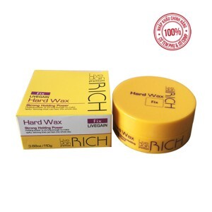 Sáp tạo kiểu tóc nam cứng Hard Wax Fix Livegain Rich - 110g