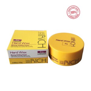 Sáp tạo kiểu tóc nam cứng Hard Wax Fix Livegain Rich - 110g