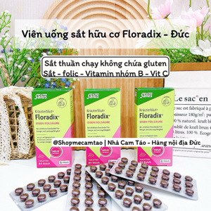 Sắt viên hữu cơ Floradix hộp 84 viên