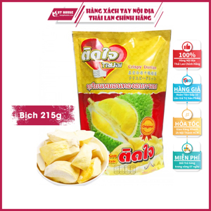 Sầu riêng sấy khô thái lan Crispy Durian TidJaj 215gr