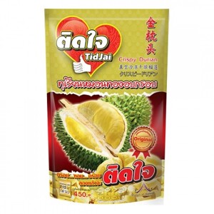 Sầu riêng sấy khô thái lan Crispy Durian TidJaj 215gr