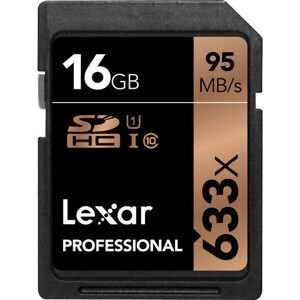 SDHC Lexar Professional 633x 16GB UHS-I