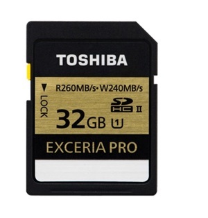 SDHC Toshiba EXCERIA PRO UHS-II 32Gb