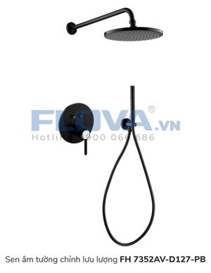 Sen âm tường chỉnh lưu lượng Flova FH 7352AV-D127-PB