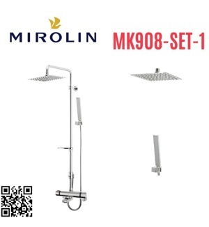 Sen tắm nhiệt độ Hàn Quốc Mirolin MK-908-set 1