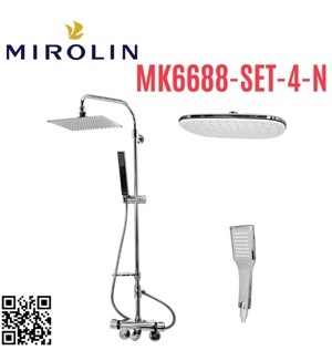 Sen cây nóng lạnh Mirolin MK6688 Set 4N