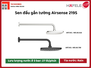 Sen đầu gắn tường Airsense 219S 485.60.700