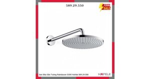 Sen đầu gắn tường HAFELE Raindacen S 300 – 589.29.550