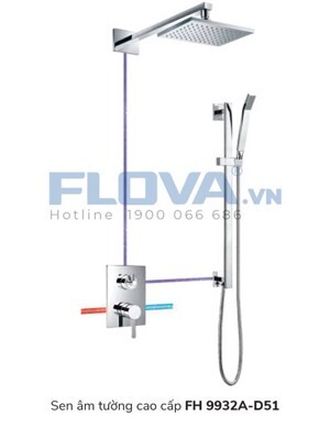 Sen tắm âm tường Flova FH 9932A-D51