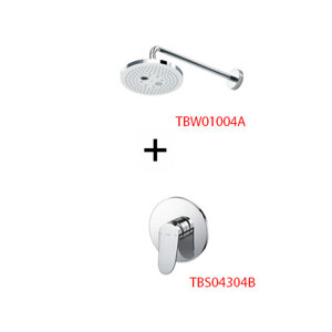 Sen tắm âm tường ToTo TBS04304B kèm bát sen TBW01004A