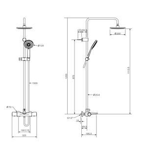 Sen tắm cây American Standard WF-4952