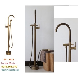 Sen tắm đặt sàn đồng thau giả cổ cao cấp chính hãng EVEREST EV-1112