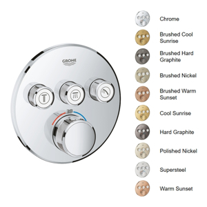 Sen tắm Grohe 29121000 kèm bộ âm ổn nhiệt 35600000
