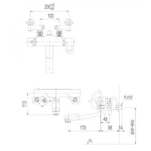 Sen tắm nhiệt độ BFV-8145T-5C