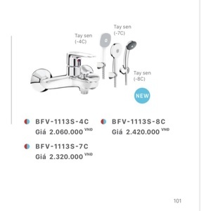 Sen tắm nóng lạnh Inax BFV-1113S-8C