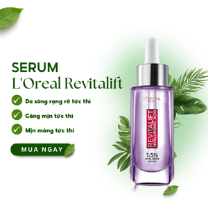 Serum siêu cấp ẩm sáng da L’oreal Paris Pure Hyaluronic Acid 1.5% (30ml)