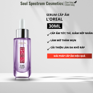 Serum siêu cấp ẩm sáng da L’oreal Paris Pure Hyaluronic Acid 1.5% (30ml)