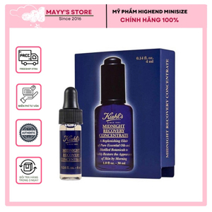 Serum tái tạo da Kiehl's Midnight Recovery Concentrate 4ml