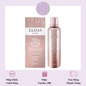 Serum Tế Bào Gốc Eldas Aura Shine Gold Pearl Premium Peptide All in One 100ml