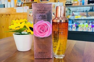 Serum tinh chất hoa hồng vàng mờ nếp nhăn, trắng da cao cấp dabo rose gold flora 24k gold essence 130ml