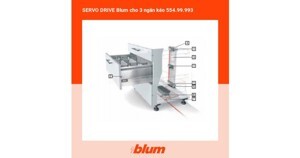 SERVO DRIVE Blum cho 3 ngăn kéo 554.99.993