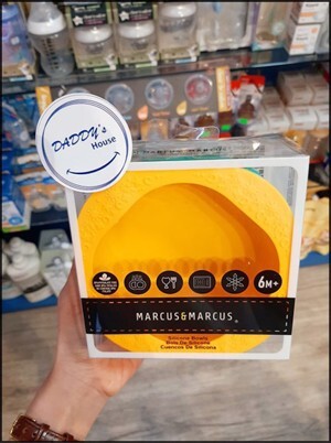 Set 2 cái bát ăn dặm Silicone Marcus & Marcus