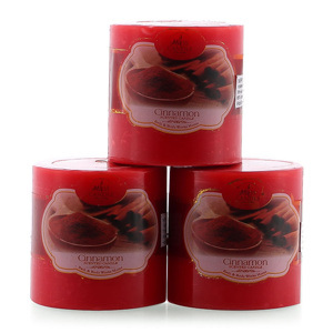 Set 3 nến thơm trụ tròn D5H5 Miss Candle FtraMart MIC4565 - 5x5cm