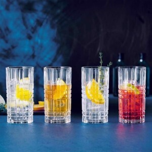 Set 4 cốc pha lê Nachtmann Square Longdrink Glass