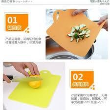 Set 4 thớt dẻo thái rau củ, thịt, cá