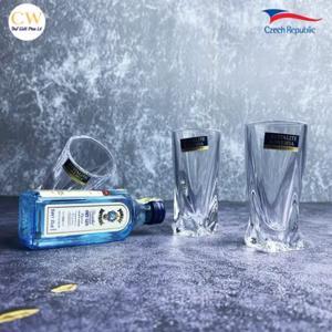 Set 6 cốc Bohemia Quadro 340 ml