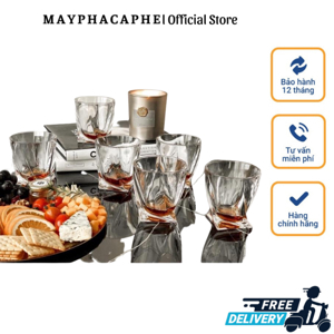 Set 6 cốc Bohemia Quadro 340 ml