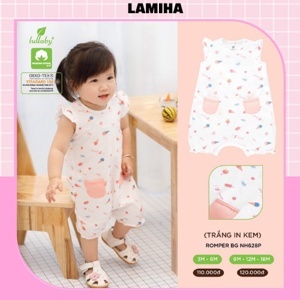 Set body cộc tay bé gái Lullaby