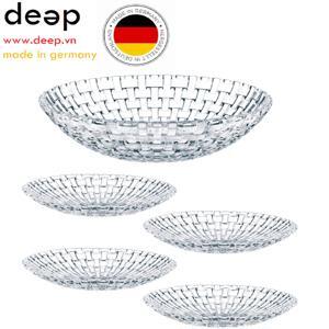 Set đĩa Nachtmann Bossa Nova 98369-0 Schalensatz gồm 5c (30cm + 4*21cm)