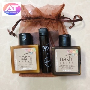 Set gội xả nhỏ Nashi Argan Gift (Gội argan 30ml+xả argan 30ml+ oil 5ml)