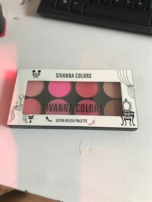 Set má hồng tạo khối Sivanna Colors Ultra Blush Palette 8 ô