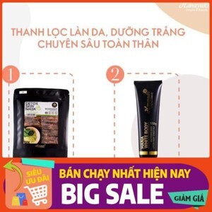 Sét tắm trắng toàn thân Hana White Skin