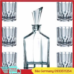 Set uống whiskey Nachtmann Aspen 90025 WHISKY 7 món 1 bình 6 cốc