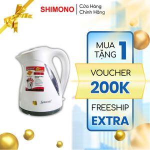 Bình - Ấm đun nước siêu tốc Shimono SM18JK - 1.7 lít, 1850W